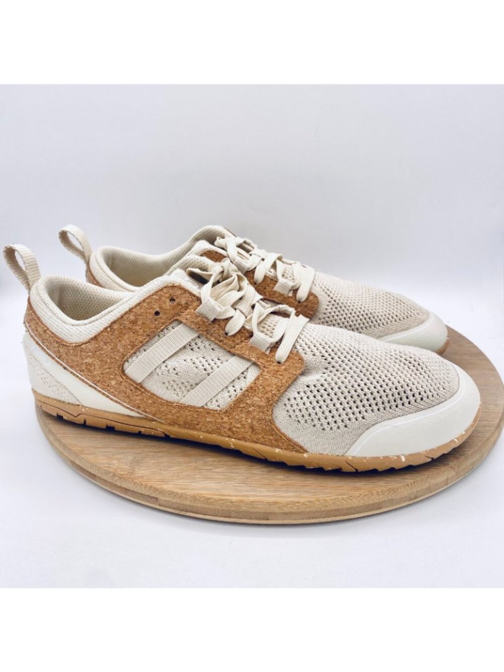 Xero Barefoot Shoes Mens 9 Beige Mesh Zero Drop Zelen Sneakers Minimalist - Picture 7 of 10